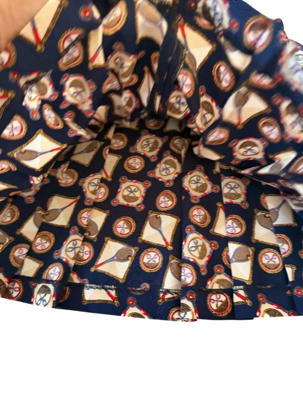 WESTBOUND Vintage Tennis Print High Waist Skirt Size 12